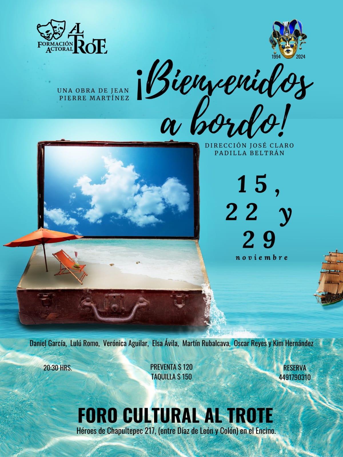 Bienvenidos a bordo